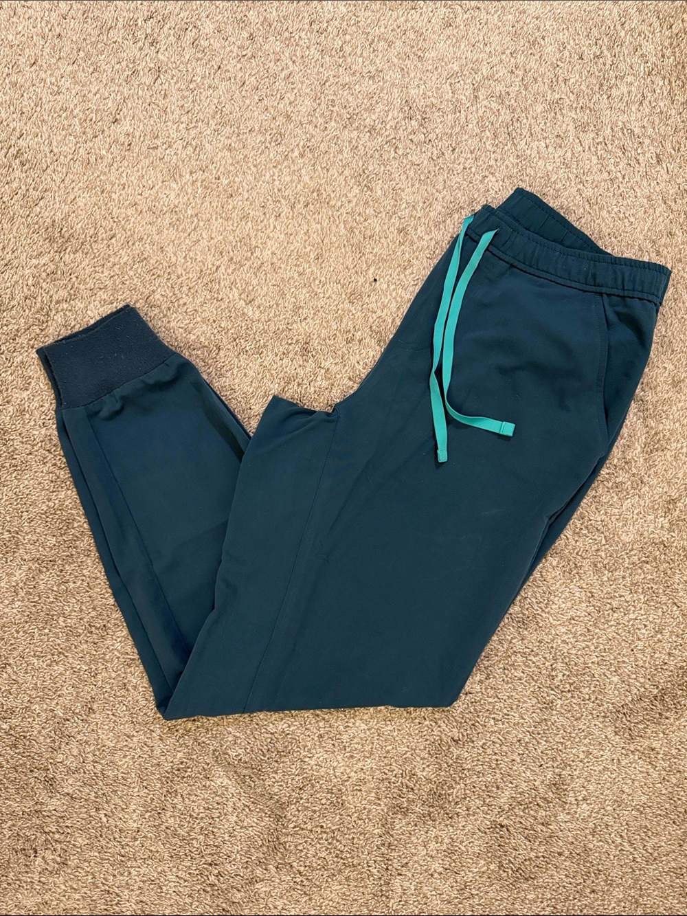 Men’s Figs Teal Drawstring Jogger Pants